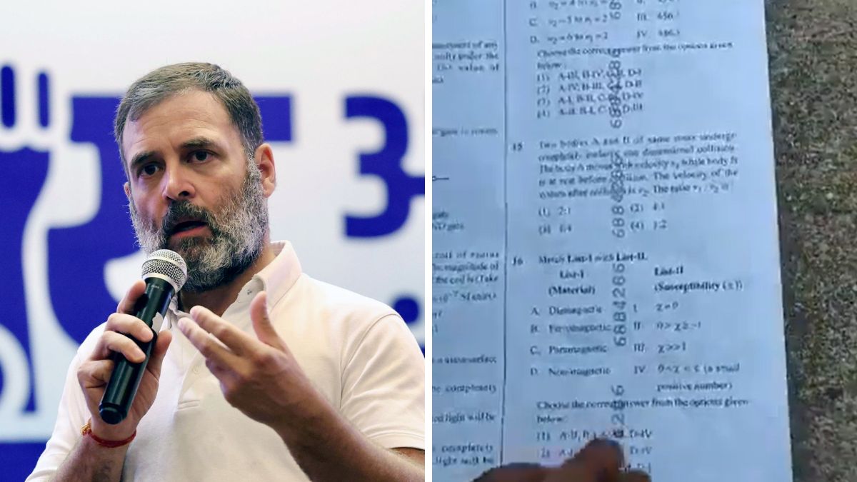 Neet UG 2024 Paper Leak Rahul Gandhi Attacks Modi Govt, Calls It